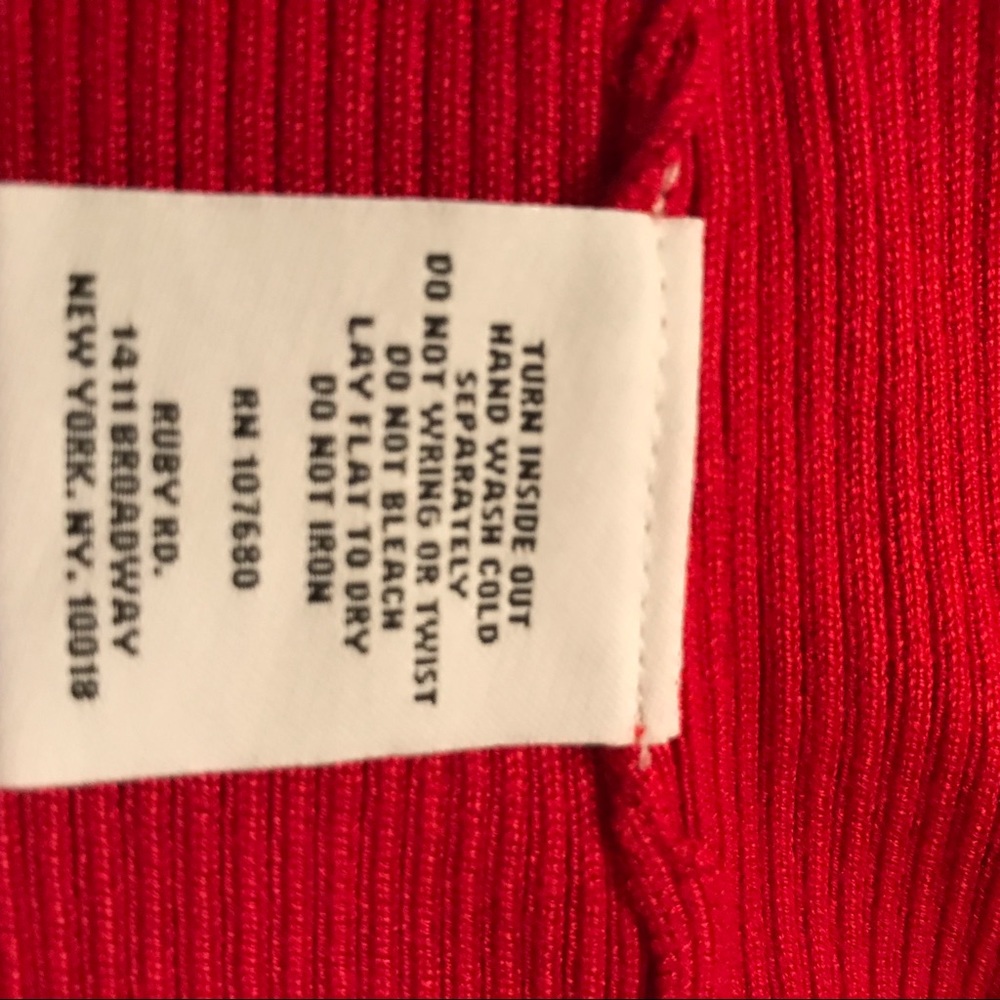 Ruby Rd.  Red beaded tank. - Picture 4 of 4